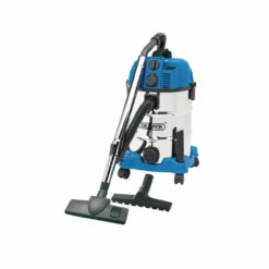 Draper 20529 30L Wet And Dry Vacuum Cleaner With Stainless Steel Tank And Integrated 230V Power Out-Take Socket (1300W)