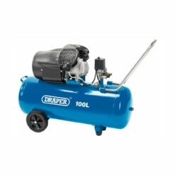 Draper 65396 100L V-Twin Air Compressor 2200W 13A