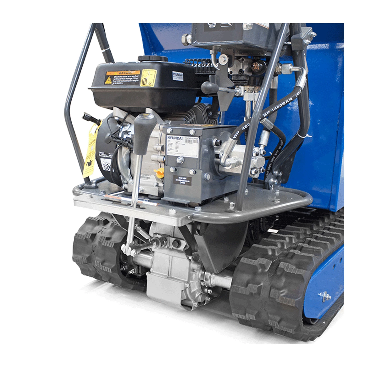 Hyundai HYTD500 196cc Petrol 500kg Payload Tracked Mini Dumper - Image 6