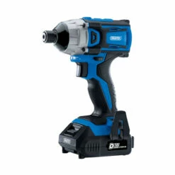 Draper 86958 D20 20V Brushless 1/4" Impact Driver With 2x 2.0Ah Batteries And Charger (180Nm)