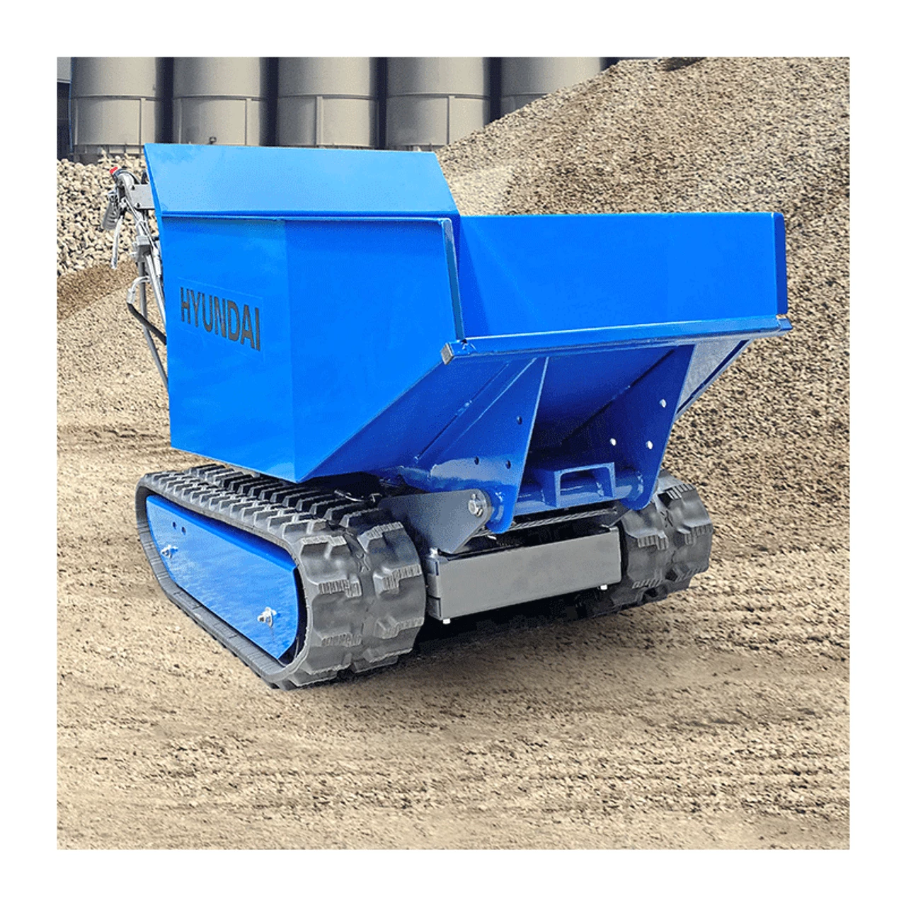 Hyundai HYTD500 196cc Petrol 500kg Payload Tracked Mini Dumper - Image 8
