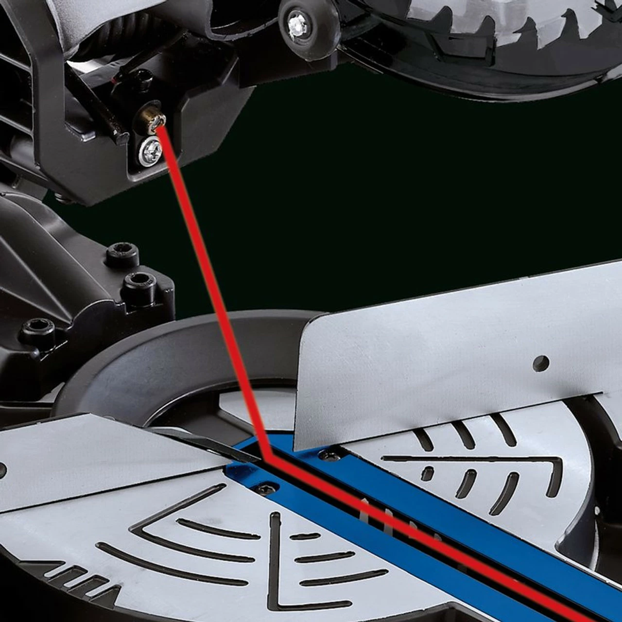 Draper 90170 255mm Sliding Compound Mitre Saw 1800W 230V - Image 3