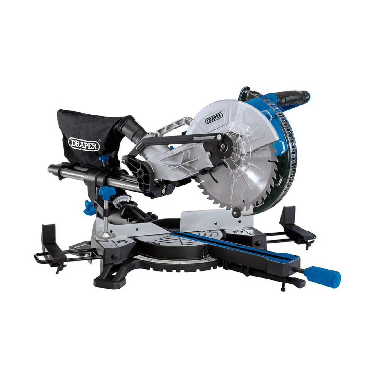 Draper 90170 255mm Sliding Compound Mitre Saw 1800W 230V - Image 2