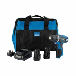 Draper 99718 Storm Force 10.8V Power Interchange Rotary Kit (+2x 1.5Ah Batteries, Charger And Bag)