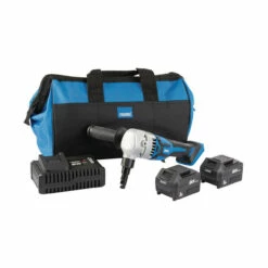 Draper 99732 D20 20V Brushless Nibbler Kit (+2 X 5Ah Batteries, Charger And Bag)
