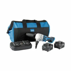 Draper 99736 D20 20V Brushless Nibbler Kit (+2 X 3Ah Batteries, Twin Charger And Bag)