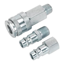 Sealey ACH60 Air Tool Coupling Kit 1/4"BSP High Flow