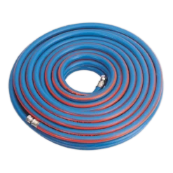 Sealey AH20R/38 Air Hose 20m X Ø10mm With 1/4"BSP Unions Extra-Heavy-Duty