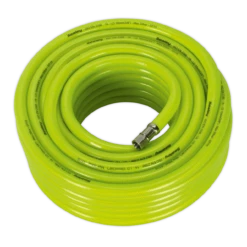 Sealey AHFC2038 Air Hose High Visibility 20m X Ø10mm With 1/4"BSP Unions