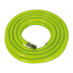 Sealey AHFC538 Air Hose High Visibility 5m X Ø10mm With 1/4"BSP Unions