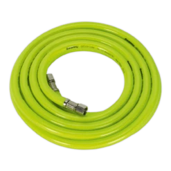 Sealey AHFC5 Air Hose High Visibility 5m X Ø8mm With 1/4"BSP Unions
