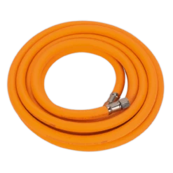 Sealey AHHC5 Air Hose 5m X Ø8mm Hybrid High Visibility With 1/4"BSP Unions