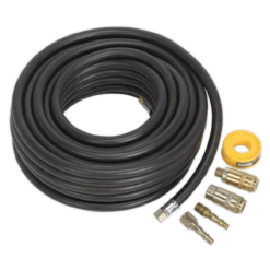 Sealey AHK01 Air Hose Kit 15m X Ø8mm With Connectors