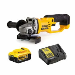 DeWalt DCG412M1 18V XR 125mm Angle Grinder With 1x 4.0Ah Battery