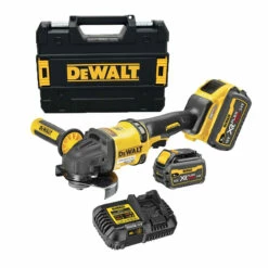 DeWalt DCG418T2 54V XR FlexVolt Brushless 125mm Angle Grinder With 2x 6Ah Batteries