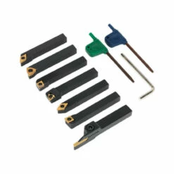 Sealey SM3025CS5 Indexable 8mm Lathe Turning Tool Set 7pc