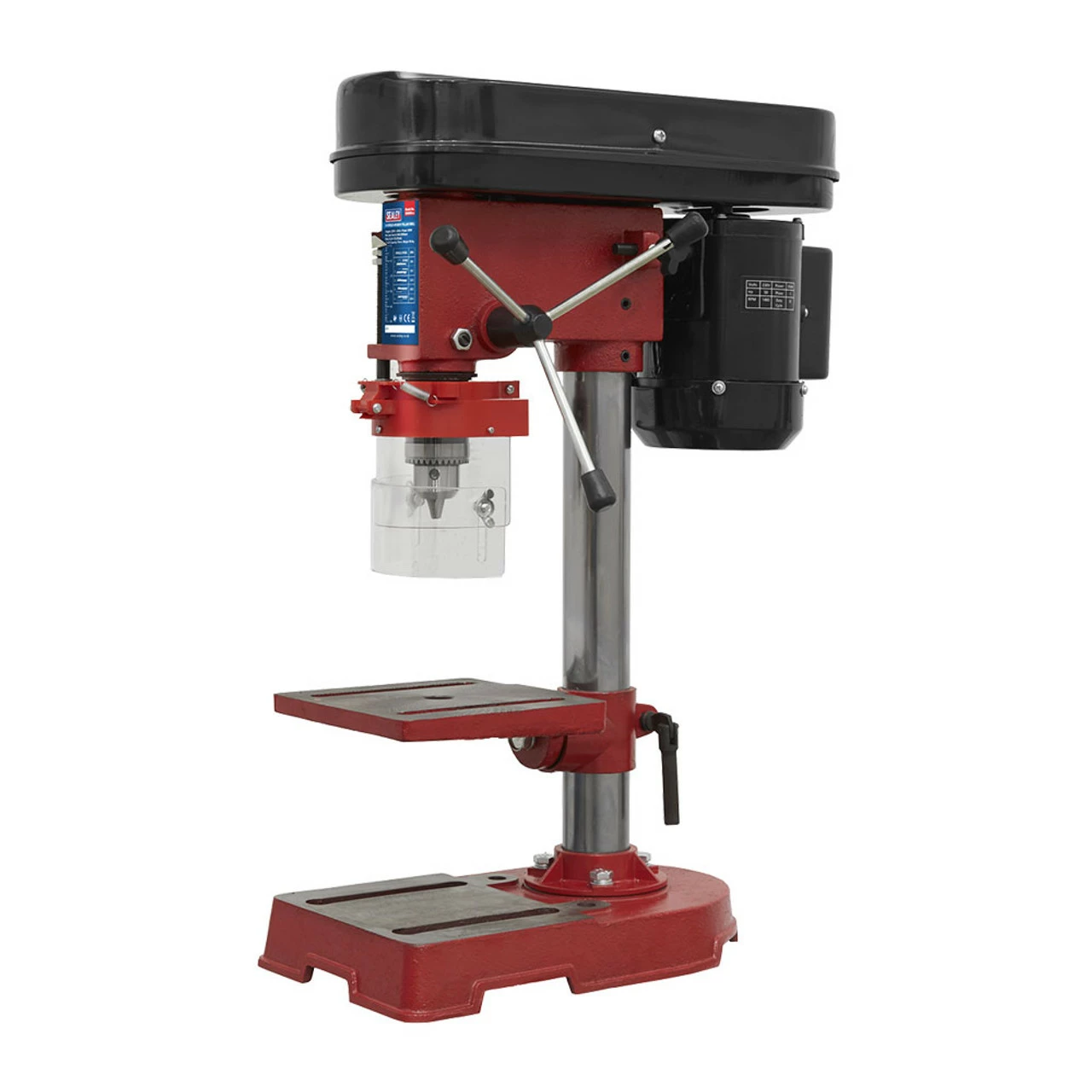 Sealey SDM30 Pillar Drill 5-Speed Hobby Model 580mm Height 350W/230V