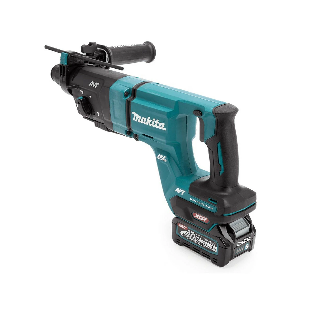 Makita HR007GD201 40V Max XGT SDS+ Rotary Hammer Drill With 2x 2.5Ah Batteries - Image 5