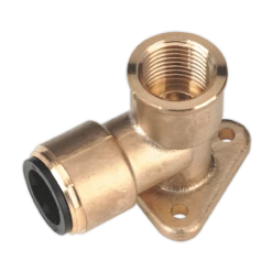 Sealey CAS22BWE Wingback Elbow 22mm X 3/4"BSP Brass (John Guest Speedfit® - PM22WB)