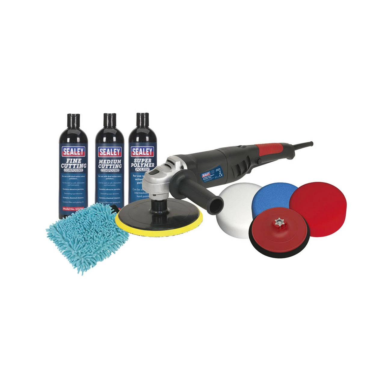 Sealey CPK05 180mm Pro Polishing & Compounding Kit 1100W 230V