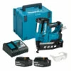 Makita DBN600RTJ 18V LXT Cordless Second Fix Straight Nail Gun With 2x 5.0Ah Batteries