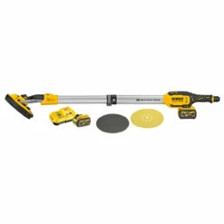 DeWalt DCE800T2 18V 225mm Brushless Drywall Sander With 2x 6.0Ah Batteries