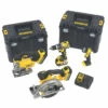 DeWalt DCK457M3T XR 18V 4 Piece Woodworking Kit With 3x 4.0Ah Batteries
