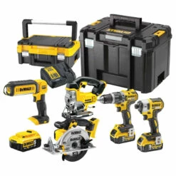 DeWalt DCK551P3T 18V Cordless 5 Piece Kit With 3x 5.0Ah Batteries