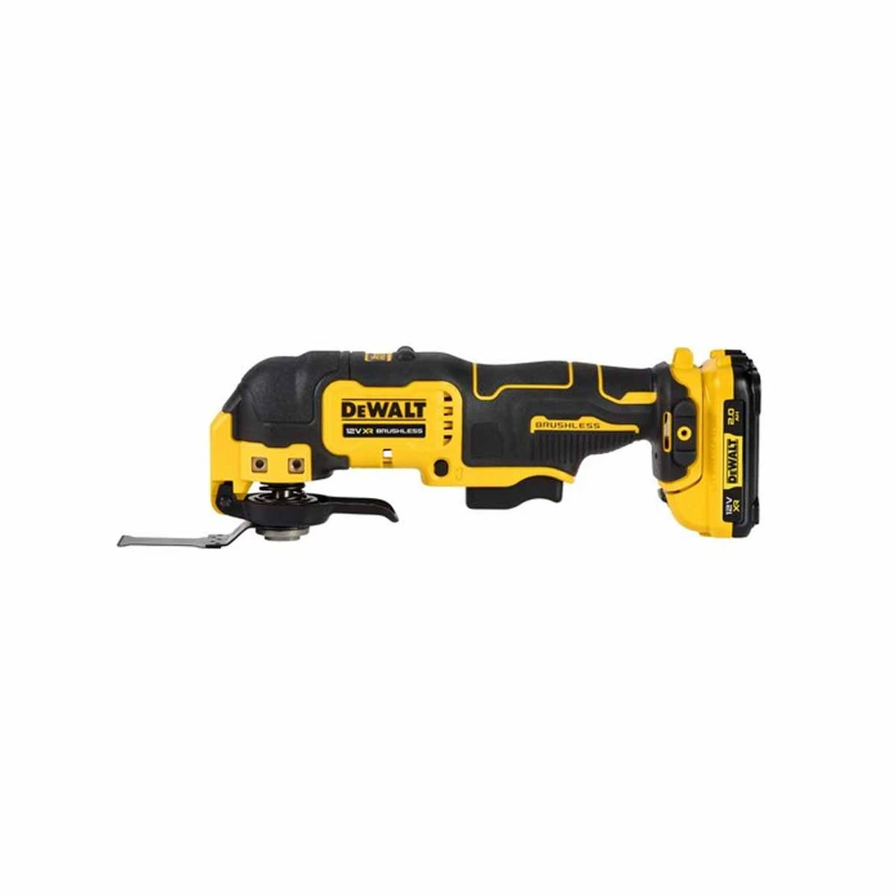 DeWalt DCS353D2 12V XR Brushless Oscillating Multi-Tool With 2x 2.0Ah Batteries & 35 Piece Accessory Set - Image 3