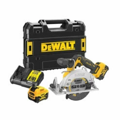 DeWalt DCS512P2 12V XR Brushless 140mm Circular Saw With 2x 5.0Ah Batteries