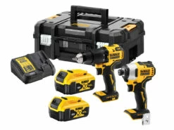 DeWalt DCK2062M2T 18V Brushless Twin Pack With 2x 4.0Ah Batteries