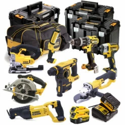DeWalt DEWKIT83X5 18V 8pc Kit With 3x 5.0Ah Batteries