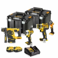 DeWalt DCK499M2T 18V Cordless 4 Piece Kit With 2x 4.0Ah Batteries