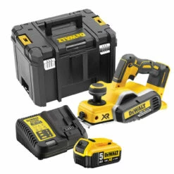 DeWalt DCP580A1 18V XR Brushless Planer With 1x 5.0Ah Battery