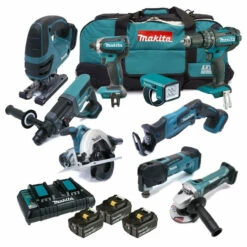 Makita DLX6068PT9 18V 9 Piece Kit With 3x 5.0Ah Batteries