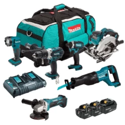 Makita DLX6072PT 18V 6 Piece Kit With 3x 5.0Ah Batteries