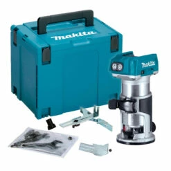 Makita DRT50ZJ 18V Brushless 3/8" & 1/4" Router With MakPac Case (Body Only)