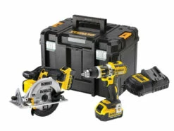 DeWalt DCK205M2T 18V XR Drill & Saw Twin Kit With 2x 5.0Ah Batteries