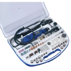 Sealey E5188 Multipurpose Rotary Tool 170W 230V & Engraver Kit 219pc