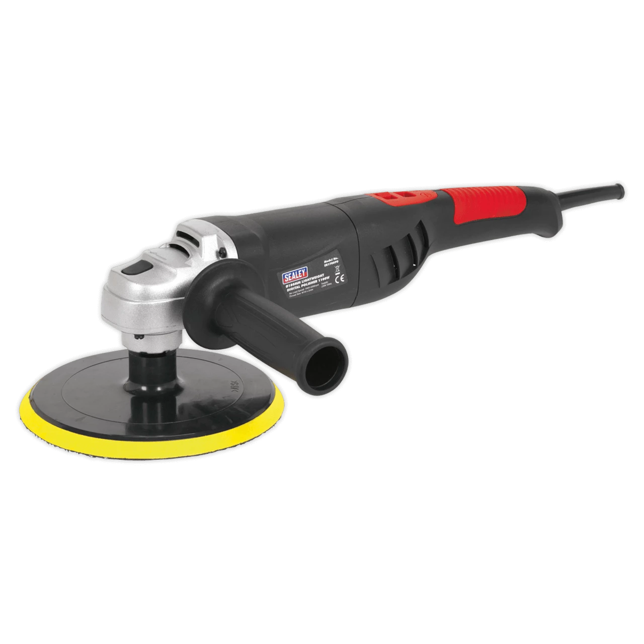 Sealey ER1700PD Lightweight 180mm Digital Polisher 1100W 230V