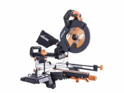 Evolution R255SMS+ 255mm Pro Multi-Material Sliding Mitre Saw 1600W 110V