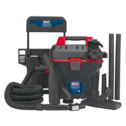 Sealey GV180WM Garage Vacuum 1500W 230V With Remote Control - Wall Mounting