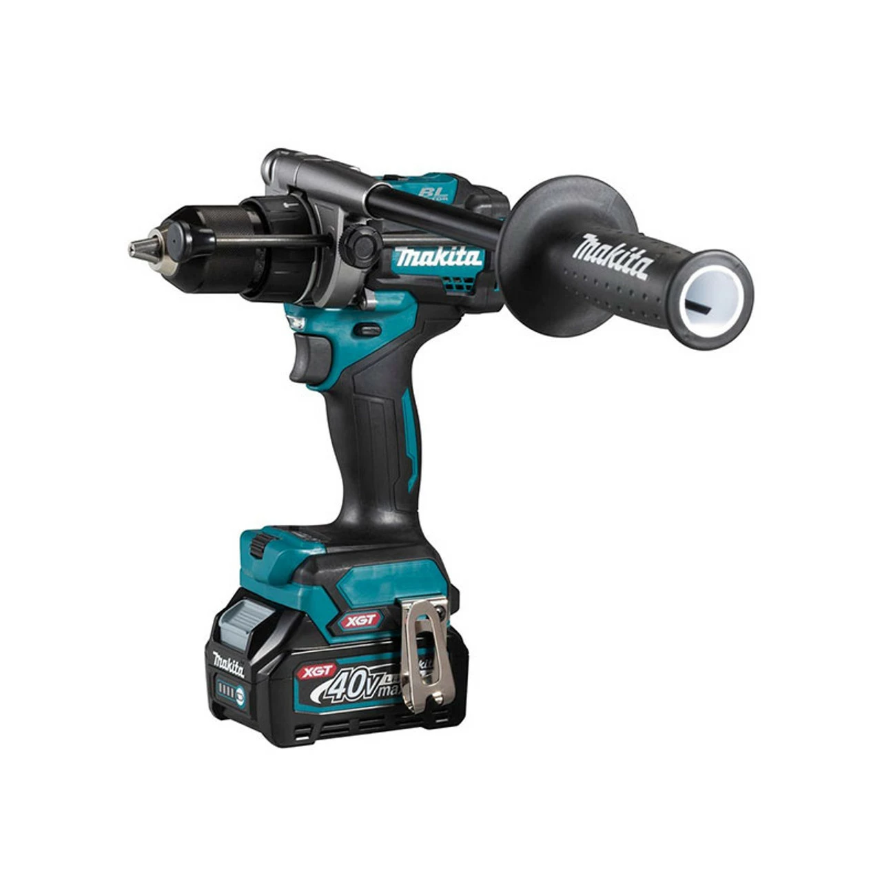 Makita HP001GD201 40V Max XGT Brushless Combi Drill With 2x 2.5Ah Battery - Image 2