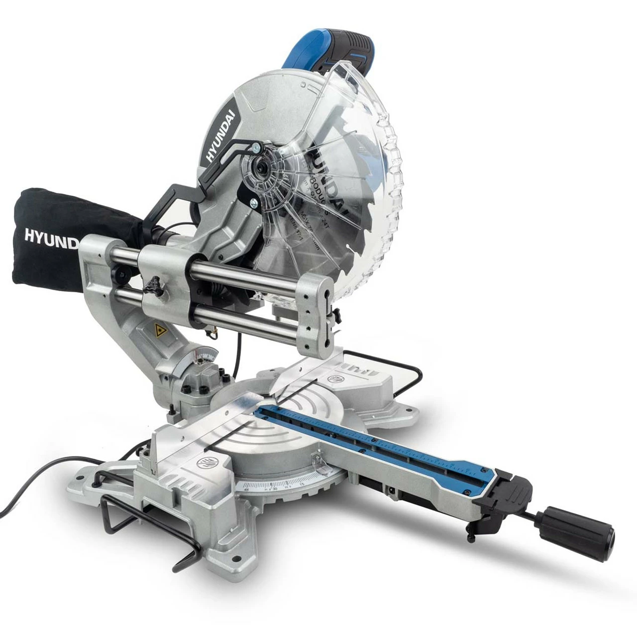 Hyundai HYMS2000E Electric Mitre/Chop Saw With 255mm TCT Blade 2000W 230V