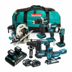 Makita MAK6KIT4X4 18V Cordless 6pc Kit With 4x 4.0Ah Batteries