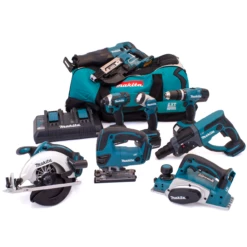 Makita DLX6068PT92 18V 9 Piece Kit 3x 5.0Ah Batteries