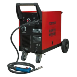 Sealey MIGHTYMIG170 Professional Gas/No-Gas MIG Welder 170Amp With Euro Torch