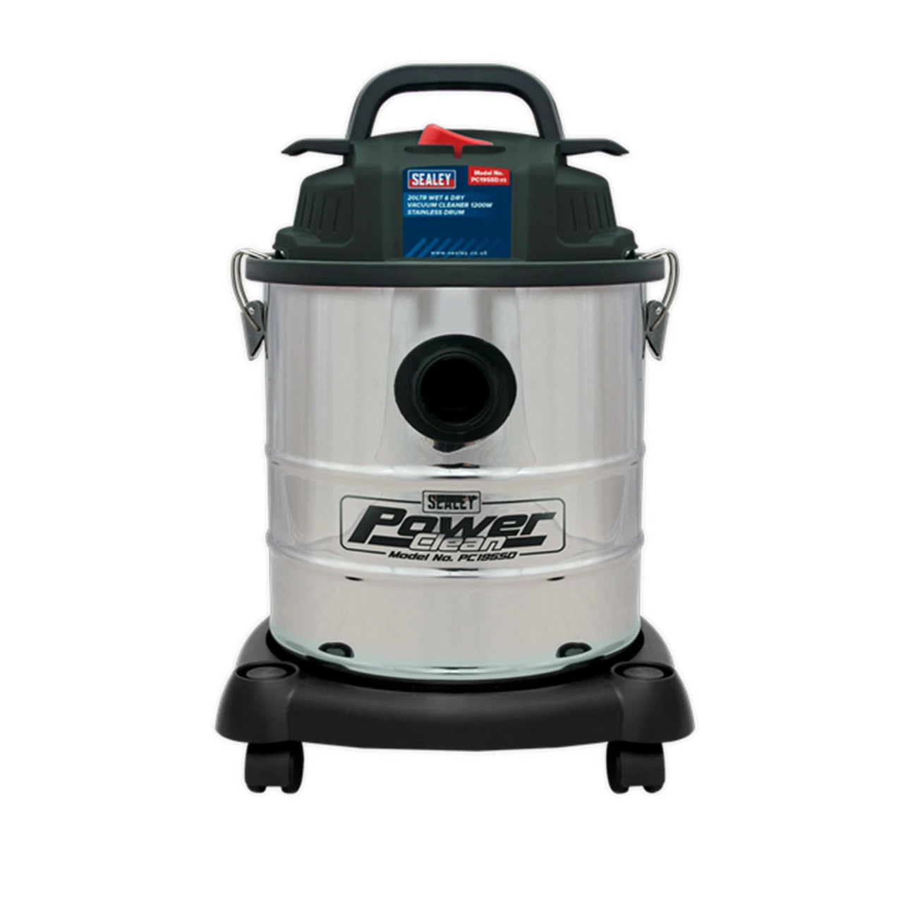 Sealey PC195SD 20L Wet & Dry Vacuum Cleaner 1250W 230V - Image 2