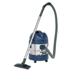 Sealey PC200SD110V Vacuum Cleaner Industrial Wet & Dry 20L 1250W 110V Stainless Drum