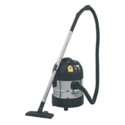 Sealey PC200SDAUTO Vacuum Cleaner Industrial 20L 1400W 230V Stainless Drum Auto Start
